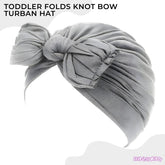 Compact and Stylish Baby Cap (Bow Grey)